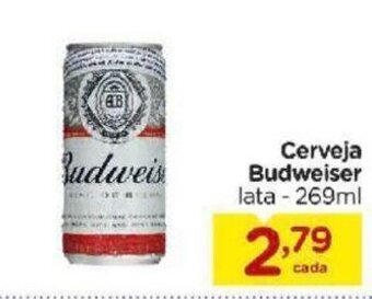 Cerveja Budweiser 269ml