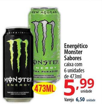 Akki Atacadista Energético monster sabores oferta