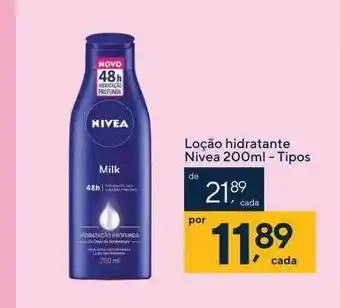 Drogaria Coop Loção hidratante nivea oferta