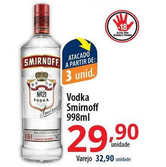 Akki Atacadista Vodka smirnoff oferta