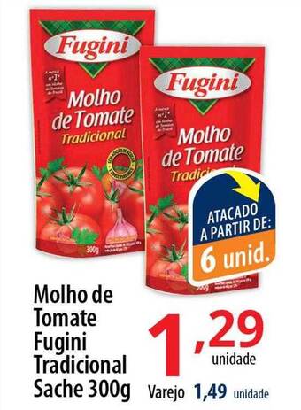 Akki Atacadista Molho de tomate fugini tradicional oferta