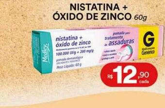 Drogarias Max Nistatina óxido de zinco oferta