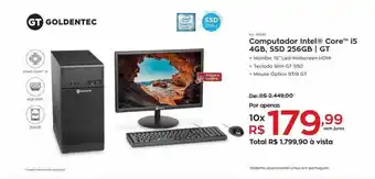 Ibyte Computador intel core i5 4gb ssd 256gb - gt oferta