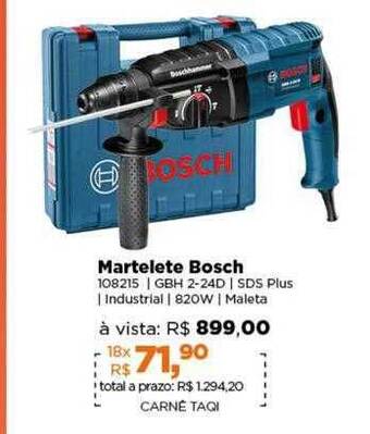 Lojas TaQi Martelete bosch oferta