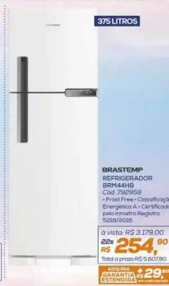 Lojas Colombo Brastemp refrigerador brm44hb oferta