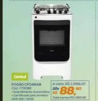 Lojas Colombo Consul fogão cfo4nab oferta