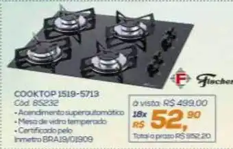 Lojas Colombo Cooktop 1519-5713 fischer oferta