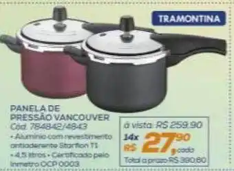 Panela de pressão vancouver tramontina