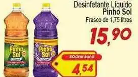 Villefort Atacadista Desinfetante líquido pinho sol frasco oferta
