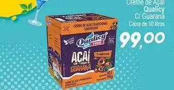 Creme de açaí qualicy c- guarana caixa