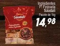 Villefort Atacadista Ingredientes p- feijoada saudali pacote oferta