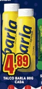 Supermercados Cristal Talco Barla 80g cada oferta