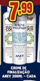 Supermercados Cristal Creme de Finalizacao Aney 300ml cada oferta