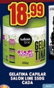 Supermercados Cristal Gelatina Capilar Salon Line 550g cada oferta