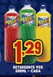 Detergente Vex 500ml cada