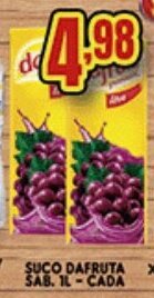 Suco Dafruta Sab. 1L cada