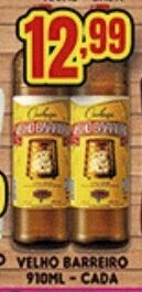 Supermercados Cristal Velho Barreiro 910ml cada oferta