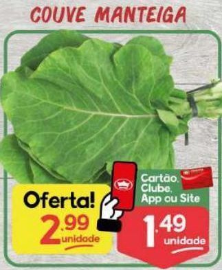 Supermercados Princesa Couve manteiga oferta
