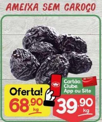 Ameixa sem caroço kg