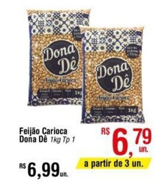 Feijao Carioca Dona De 1kg
