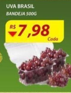 Uva brasil bandeja 500g