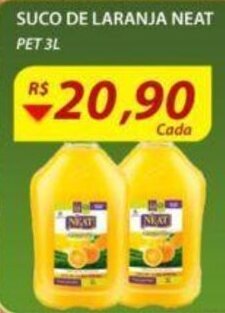 Assaí Atacadista Suco de laranja Neat 3L oferta