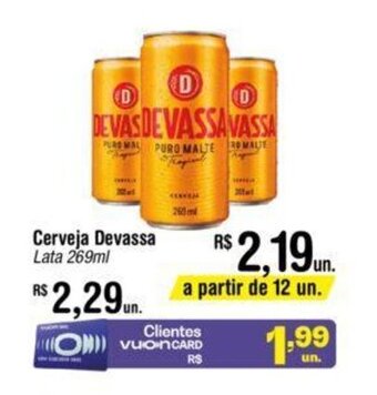 Fort Atacadista Cerveja Devassa 269ml oferta