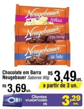 Fort Atacadista Chocolate em Barra Neugebauer 90g oferta