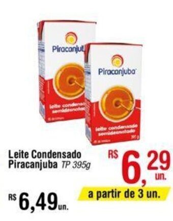Fort Atacadista Leite Condensado Piracanjuba 395g oferta