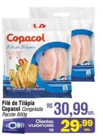 Fort Atacadista File de Tilapia Copacol 800g oferta
