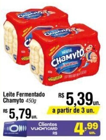 Fort Atacadista Leite Fermentado Chamyto 450g oferta