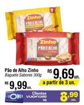 Fort Atacadista Pao de Alho Zinho 300g oferta