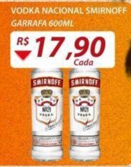 Assaí Atacadista Vodka nacional Smirnoff 600ml oferta