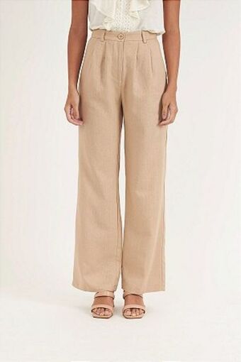 Opção Jeans Calça mandy areia oferta