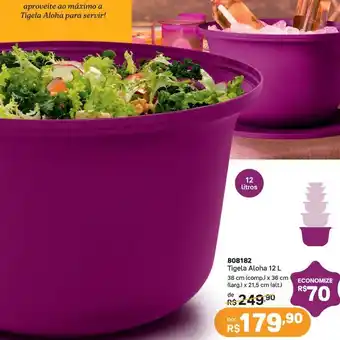 Tupperware Tigela aloha 12 l oferta