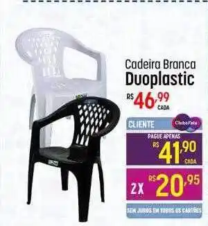 Muffato Cadeira branca duoplastic oferta