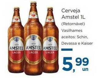 Super São Luiz Cerveja amstel oferta