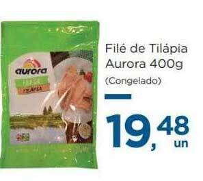 Super São Luiz Filé de tilápia aurora oferta