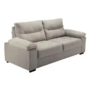 Ferreira Costa Sofá 3 lugares suede 200 cm bege claro - herval - braço... oferta