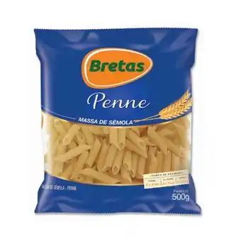 Supermercados Bretas Macarrão penne bretas semola 500g oferta