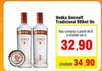 Spani Atacadista Vodka smirnoff tradicional oferta