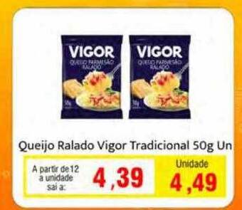 Spani Atacadista Queijo ralado vigor tradicional oferta