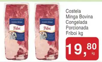 Mineirão Atacarejo Costela Minga Bovina Congelada Porcionado Friboi 1kg oferta