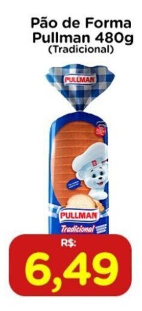 Nagumo Pão de Forma Pullman 480g oferta