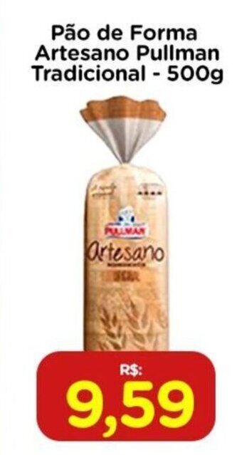 Nagumo Pão de Forma Artesano Pullman Tradicional 500g oferta