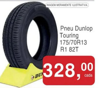 Mineirão Atacarejo Pneu Dunlop Touring 175/70R13 R1 82T oferta