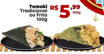 Temaki Tradicional ou Frito 100g