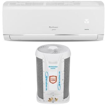 Gazin Ar condicionado split airvolution 9.000 btus inverter springer midea frio oferta
