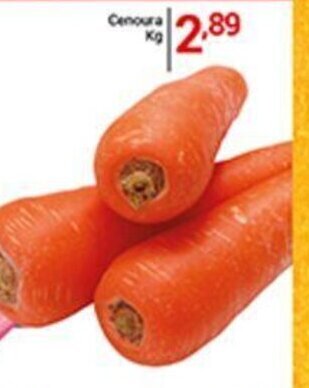 X Supermercados Cenoura 1kg oferta