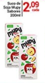 X Supermercados Suco de Soja Mupy Sabores 200ml oferta